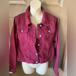 Maurice’s crop denim jacket